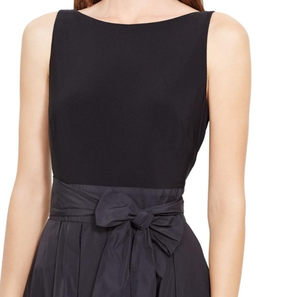 Lauren Ralph Lauren Black Taffeta Gown with Wrap Waist, size 16 - Picture 12 of 12